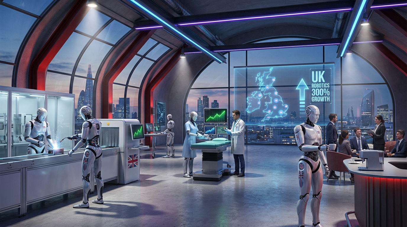 UK £2.8 Billion Humanoid Robot Revolution | Market Analysis 2025